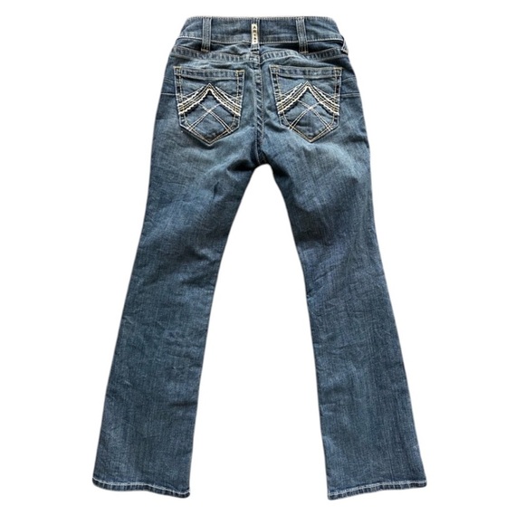 Ariart Real Denim Women’s Mid Rise Boot Cut Jeans size 25s - Picture 2 of 13
